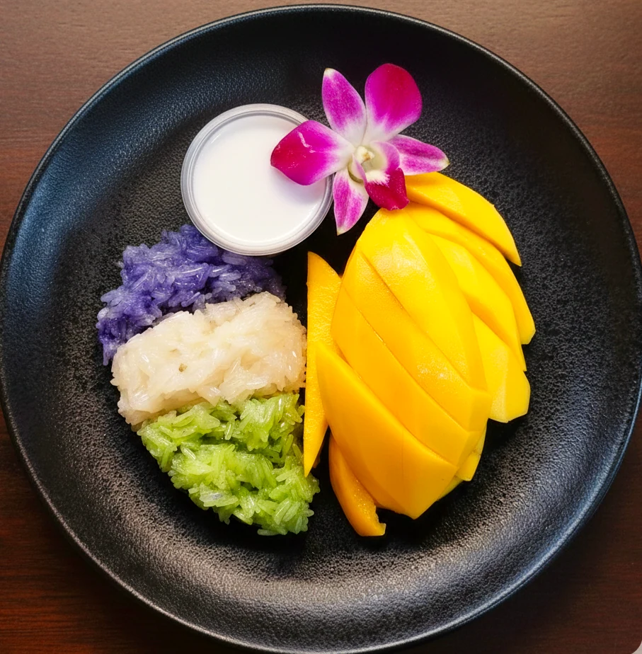 Mango Sticky Rice Background